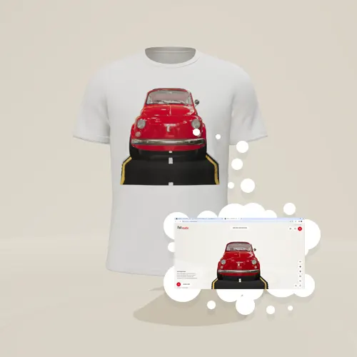  3d car tshirt configurator fst studio marche fermo ancona macerata ascoli piceno